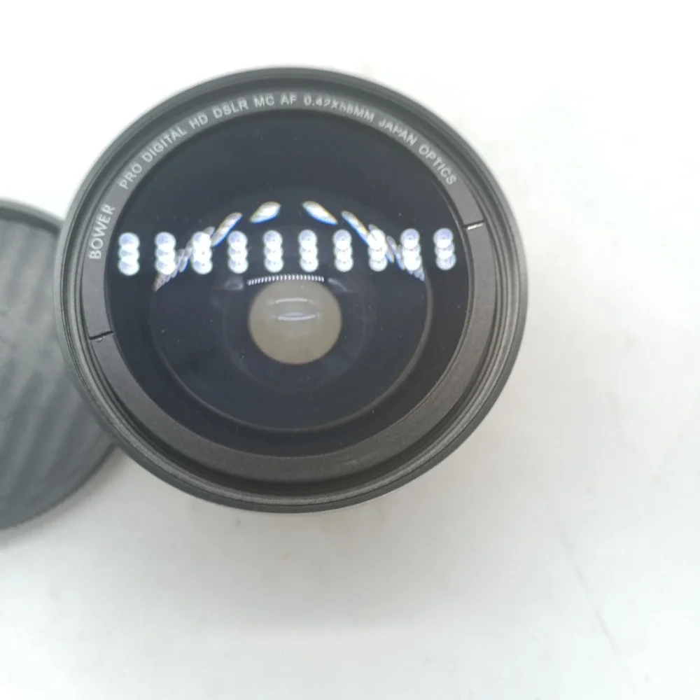 Bower Pro Digital HD 0.42x 58mm Wide Angle Fisheye Macro Conversion Lens fd